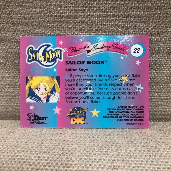 Sailor Moon Prismatic Trading Card - Picture 2 of 2